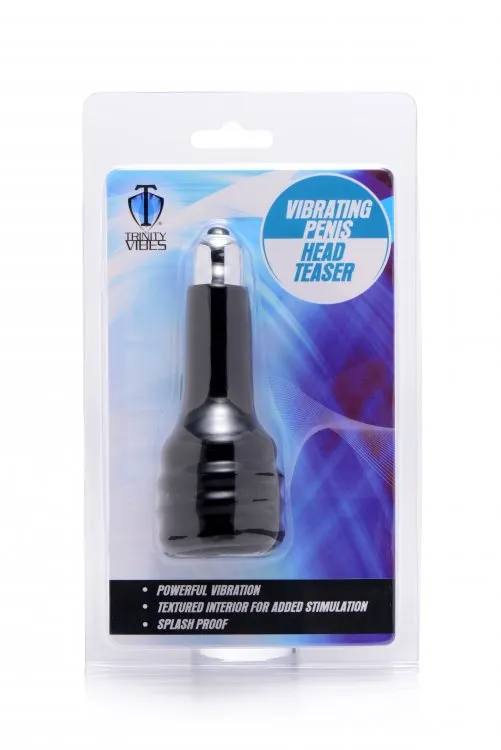 XR Brands Male Sex Toys Trinity Vibrating Penis Head Teaser