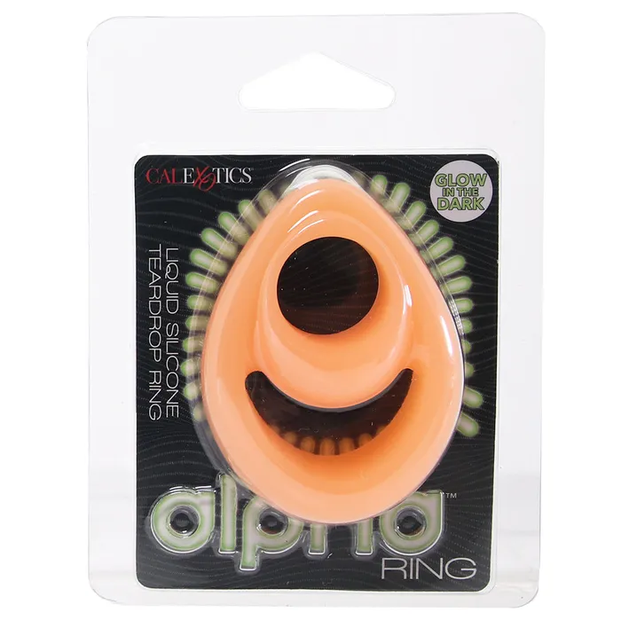 Alpha GlowInTheDark Teardrop CRing CalExotics Male Sex Toys