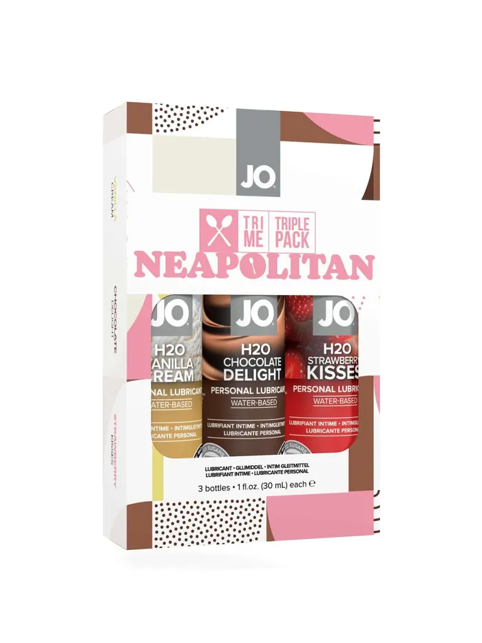 Vibrators System JO JO TriMe Neapolitan Ice Cream Flavors Triple Pack