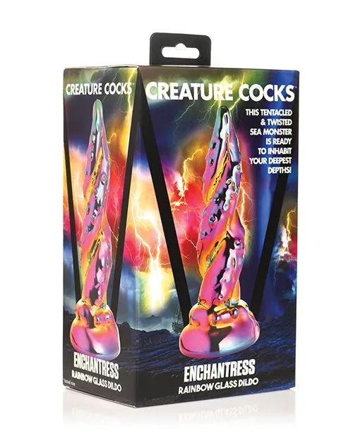 Creature Cocks Dildos Creature Cocks Enchantress Rainbow Glass Dildo