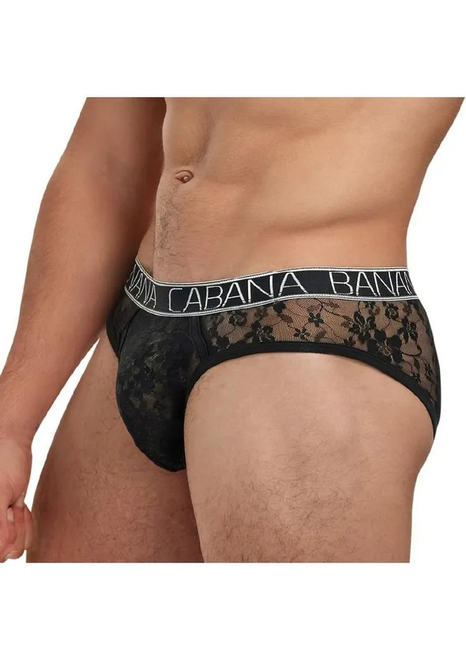 Banana Cabana Female Sex Toys Banana Cabana Lace Nights Low Rise Brief