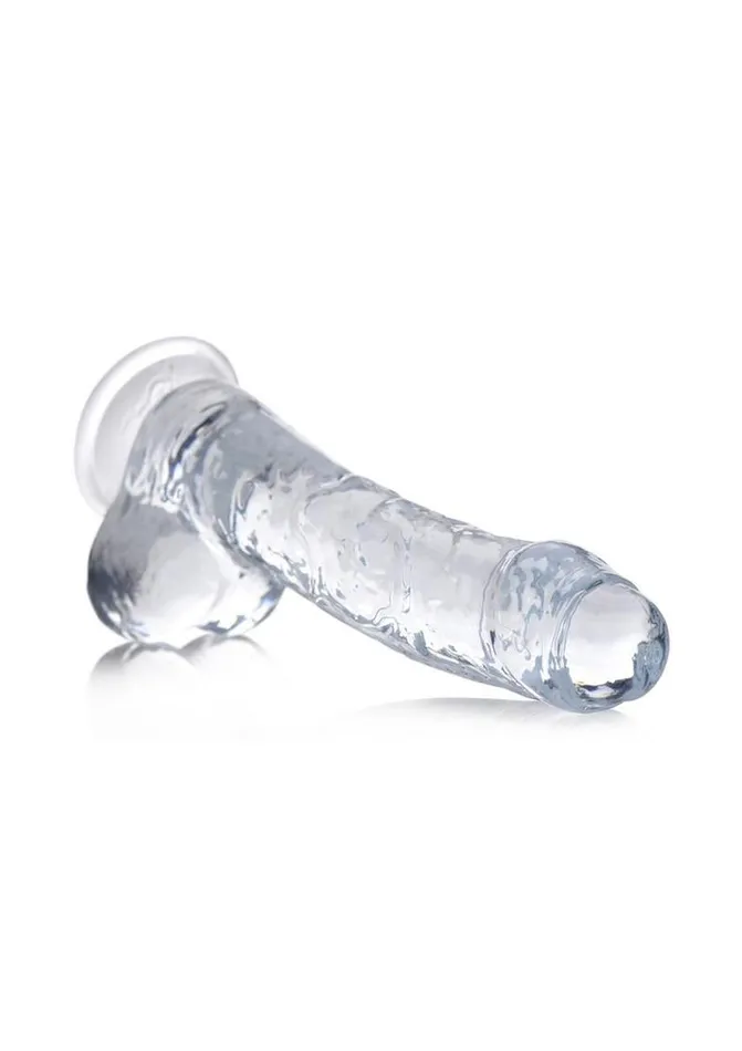 Dildos Jock Jock CThru Slim Realistic Dong with Balls