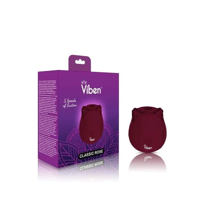 Classic Rose Ruby Handheld Rose Clitoral and Nipple Stimulator Viben Vibrators Classic Rose Ruby Handheld Rose Clitoral and Nipple Stimulator Viben Vibrators