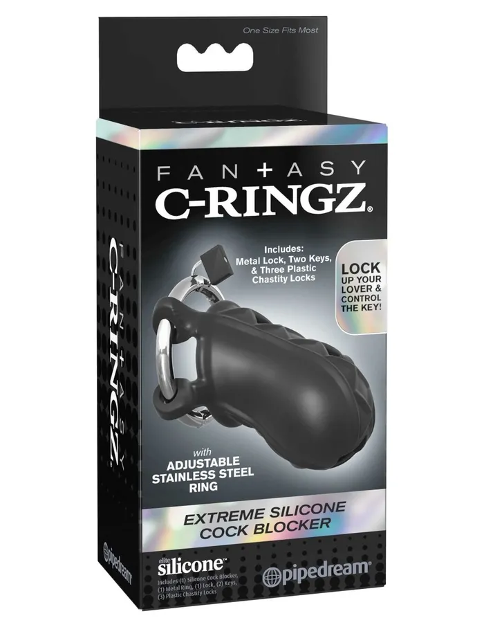 Fantasy CRingz Extreme Silicone Cock Blocker Pipedream Male Sex Toys