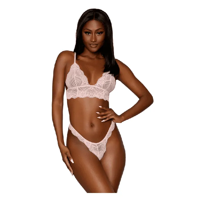 Female Sex Toys Lace Bralette with GString 1 LEFT Pure Romance by Valerie