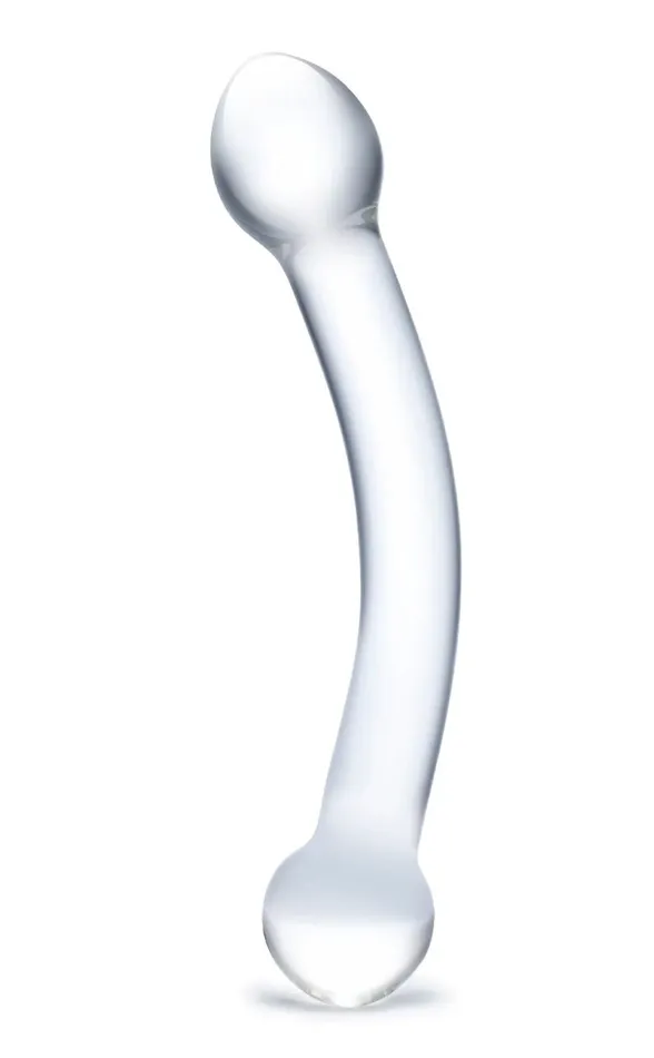 Glas 7 Inch Curved Glass GSpot Stimulator Anal Glas 7 Inch Curved Glass GSpot Stimulator Anal