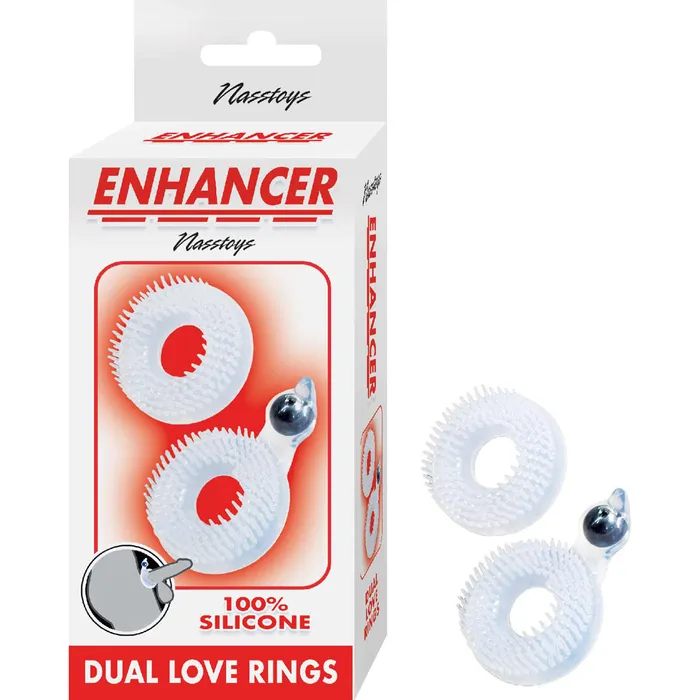 Nasstoys Dildos Enhancer Dual Love Rings Clear Nasstoys Dildos Enhancer Dual Love Rings Clear