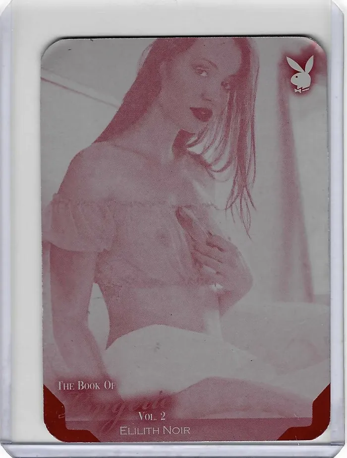 Anal Greenthunderbirds Cards Playboy The Book of Lingerie Vol2 Printing Plate 56 Elilith Noir