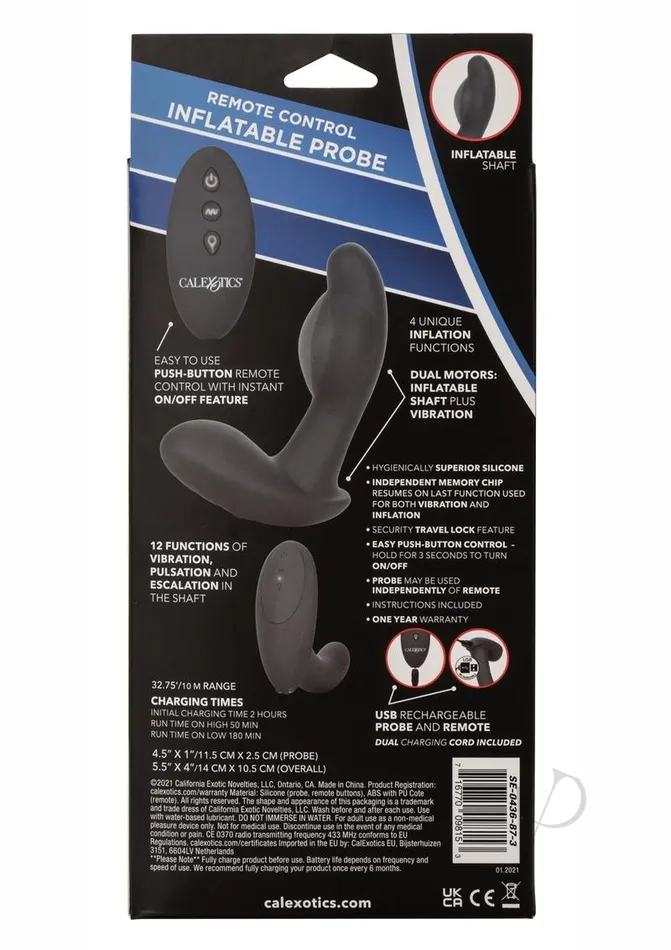 Eclipse Eclipse Remote Control Inflatable Probe Male Sex Toys Eclipse Eclipse Remote Control Inflatable Probe Male Sex Toys