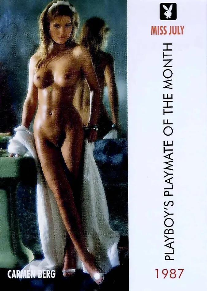 Greenthunderbirds Cards Couples Playboy July Edition 102 Carmen Berg