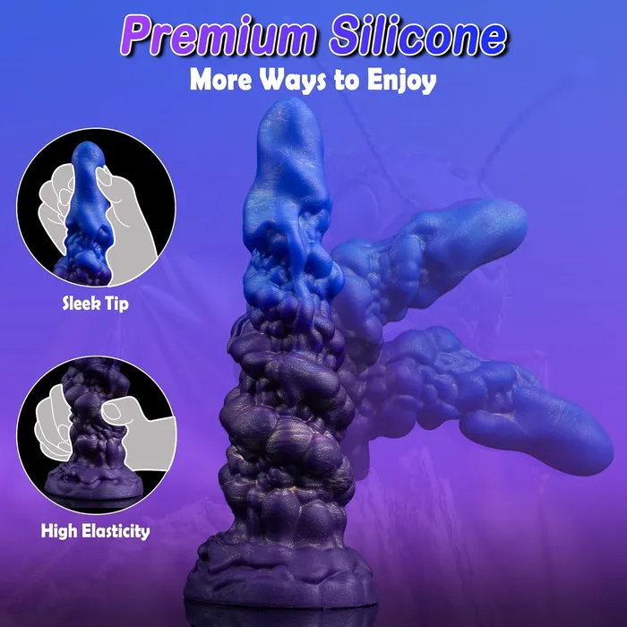 Linda 97 Ribbed Dildo Monster Dildo Laphwing Laphwing Female Sex Toys