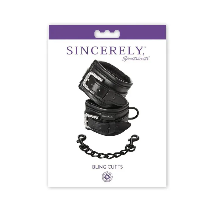 Anal Sportsheets Sincerely Bling Cuffs Anal Sportsheets Sincerely Bling Cuffs