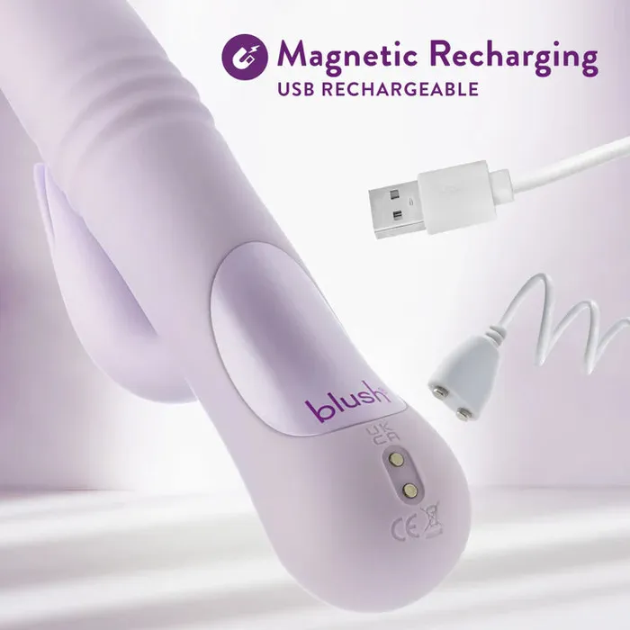 Rylee 925 Inch G Spot Clitoral Dual Stimulation Rabbit Blush Female Sex Toys