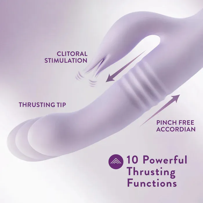 Rylee 925 Inch G Spot Clitoral Dual Stimulation Rabbit Blush Female Sex Toys