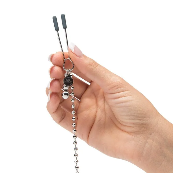 Vibrators Fifty Shades of Grey Fifty Shades of Grey At My Mercy Beaded Chain Nipple Clamps