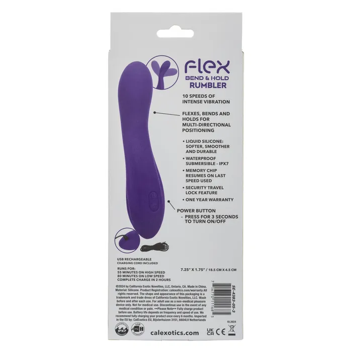 Vibrators Flex Bend Hold Rumbler Calexotics