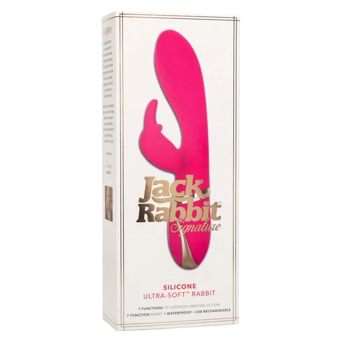 Female Sex Toys California Exotics Jack Rabbit Signature Silicone UltraSoft Rabbit