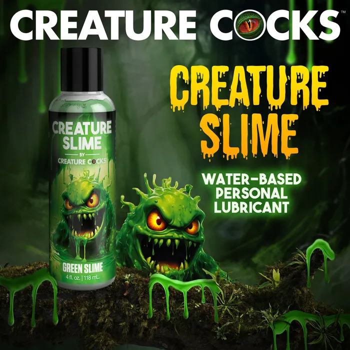 Lubricants Creature Cocks Green Creature Slime WaterBased Lubricant