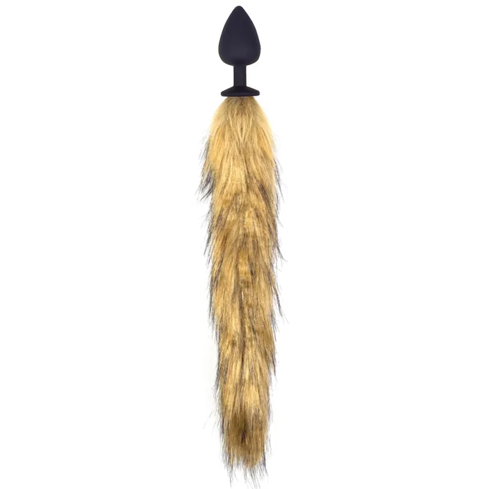 Male Sex Toys Silicone Anal Plug With Natural Brown Tail Foshan
