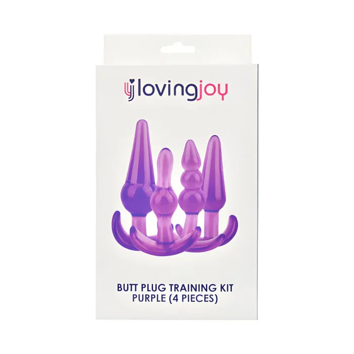 Anal Loving Joy Loving Joy Butt Plug Training Kit Purple