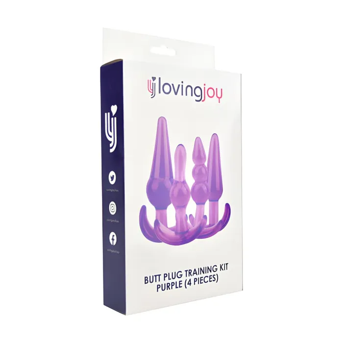 Anal Loving Joy Loving Joy Butt Plug Training Kit Purple