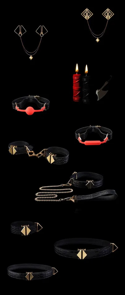 Lockink Anal Highend Bondage Set And Anal Training Kit
