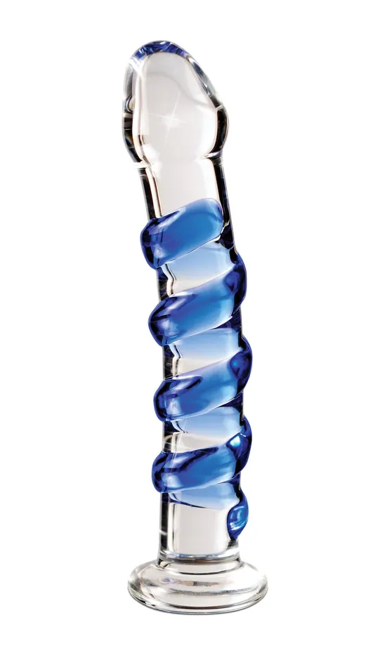 Pipedream Dildos Icicles No 5 Clear Blue