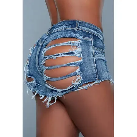Vibrators BeWicked BeWicked Curves For Days Shorts Blue M Vibrators BeWicked BeWicked Curves For Days Shorts Blue M