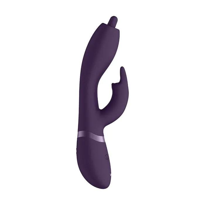 Vive Nilo Purple Pinpoint Rotating G Spot Rabbit Shots Toys Vibrators