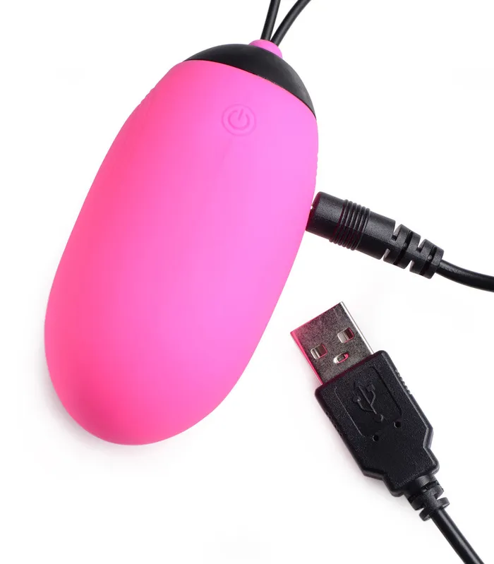 XR Brands Bang Vibrators Bang XL Silicone Vibrating Egg Pink