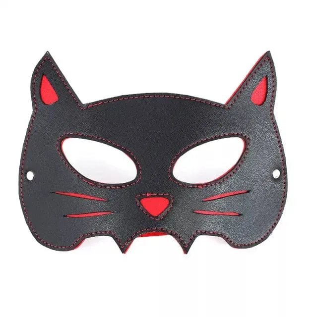 0256DL Black Cat Domme Cosplay Mask Idea Anal