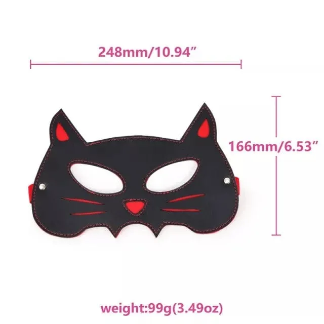 0256DL Black Cat Domme Cosplay Mask Idea Anal