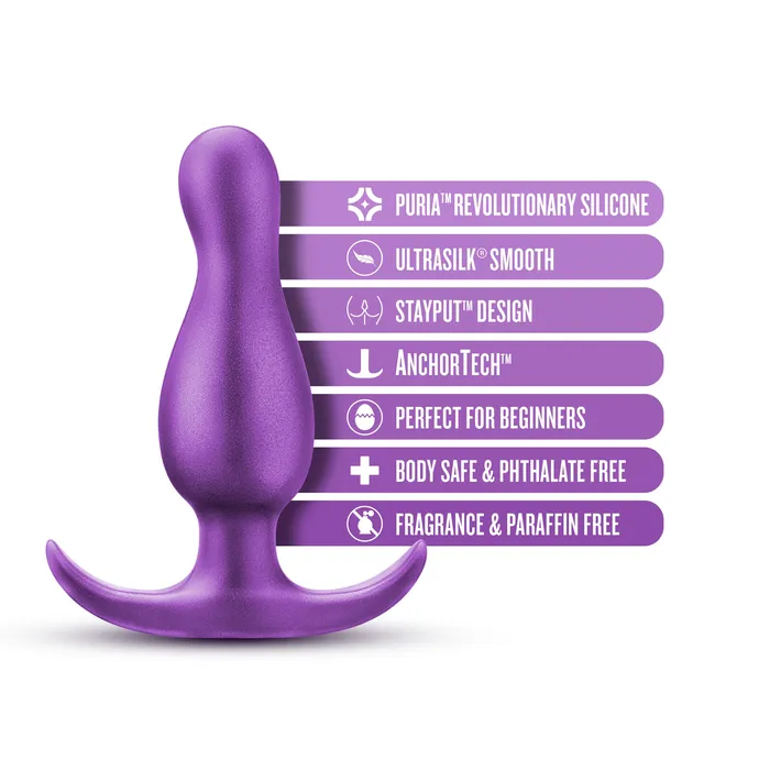 Anal Adventures Matrix Quantum Plug Galactic Purple Blush Anal