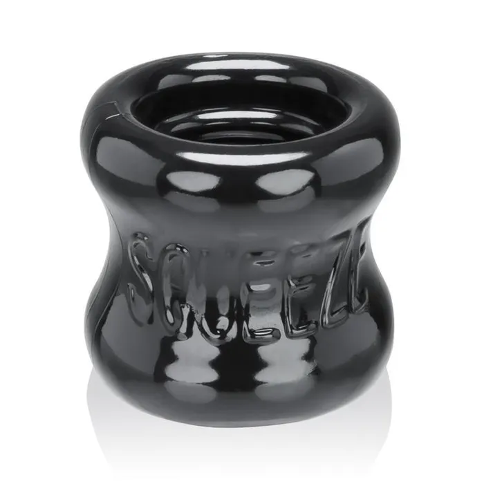 Anal Oxballs Squeeze Soft Grip Ballstretcher Black