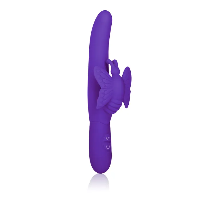 Calexotics Fluttering Butterfly Silicone Vibrator Dual Motors 10 Vibration Functions Vibrators