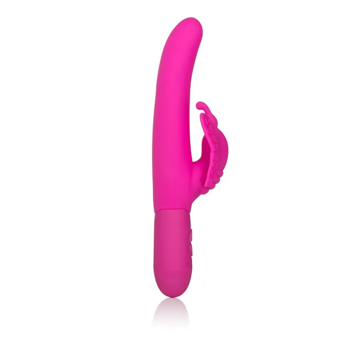 Calexotics Fluttering Butterfly Silicone Vibrator Dual Motors 10 Vibration Functions Vibrators