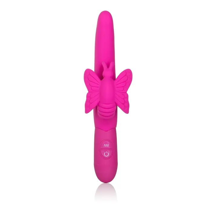 Calexotics Fluttering Butterfly Silicone Vibrator Dual Motors 10 Vibration Functions Vibrators