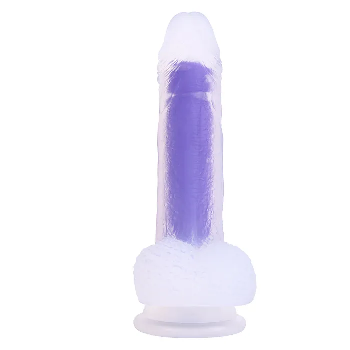 Dildos Soft Purple Jelly Silicone Dildo
