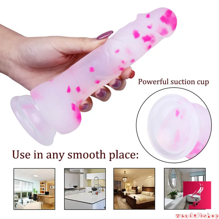 Dildos Weadultshop 709in Pink White Jelly Colorful Dildo Sex Toy For Adults Dildos Weadultshop 709in Pink White Jelly Colorful Dildo Sex Toy For Adults