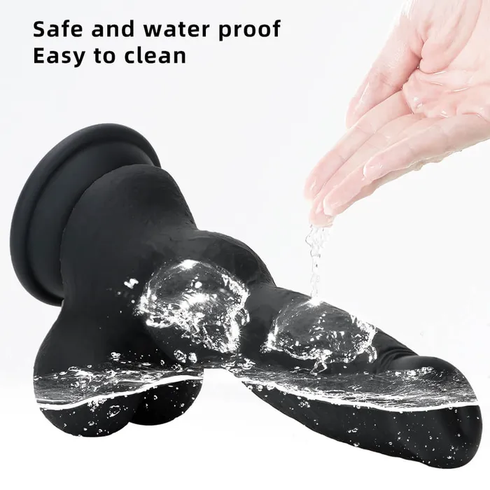 Dildos Weadultshop 787in Silicone Soft Mixed Color Dog Cock Dildo For Women Sex Anus