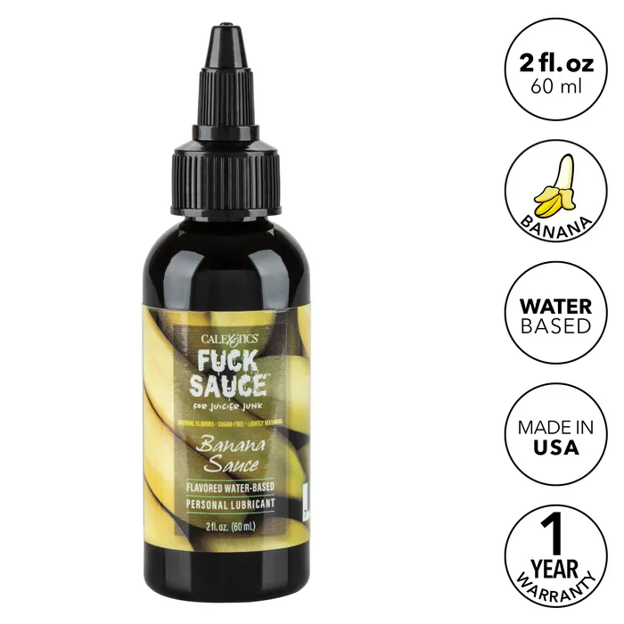 Lubricants CalExotics Fuck Sauce Flavored WaterBased Personal Lubricant Banana 2 Fl Oz Lubricants CalExotics Fuck Sauce Flavored WaterBased Personal Lubricant Banana 2 Fl Oz