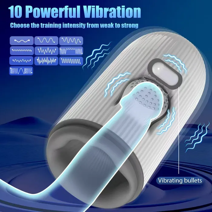 Male Sex Toys White Tornado Spin Sucking Male Masturbator