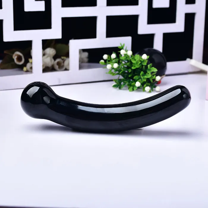Obsidian Crystal Dildo Dildos