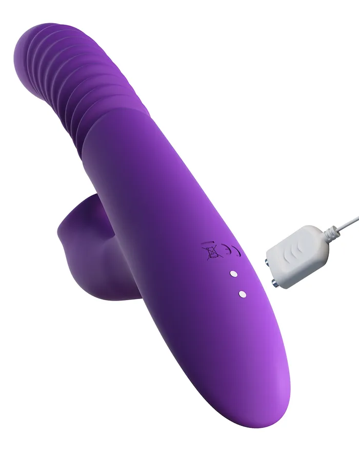 Pipedream Vibrators Ultimate Thrusting Clit Stimulator Warm Fluttering and Vibrating Fun